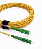 Elfcam - 10m Glasvezelkabel/Verlengkabel SC/APC naar LC/APC Singlemode Simplex, 9/126 μm LSZH Patchkabeltchkabel voor FTTH (10M)