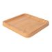 4 Asami Ware 4 stuks vierkante borden, 23 x 23 x 2,2 cm, van hout, melamine