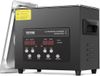VEVOR 3L Ultrasone Reiniger met Timer en Verwarming - 120W, 40KHz, Zwart