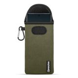MobyDefend OnePlus 12R Pochette en néoprène avec mousqueton - Vert