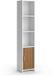 Vicco Badkamerkast Norea, Eiken/Wit, 34 x 170 cm