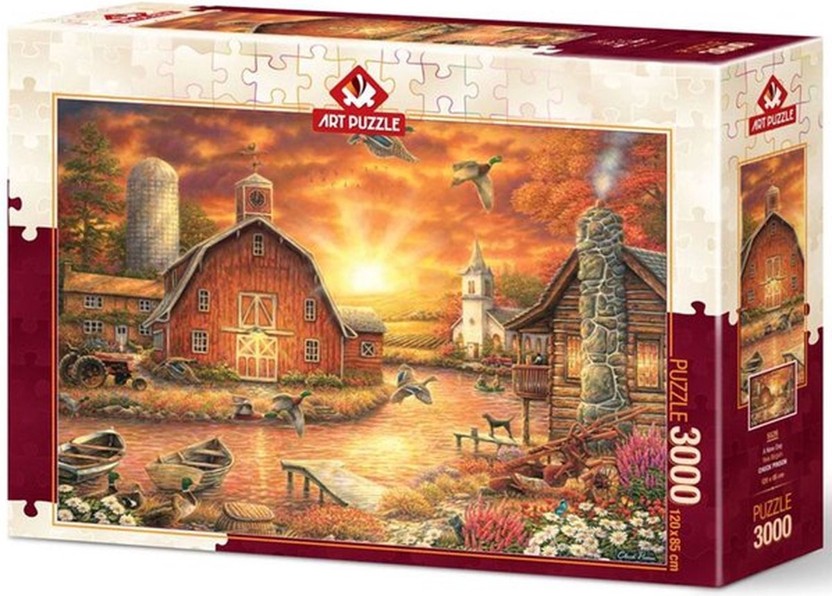 Art Puzzle Legpuzzel a new day, 3000 stukjes