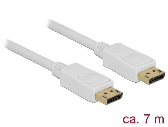 DeLOCK 84861 - Kabel - 7 m - Wit