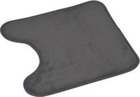Douceur d'Intérieur Livetti WC-mat met Uitsparing 45x45 cm Grijs