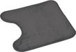 Douceur d'Intérieur Livetti WC-mat met Uitsparing 45x45 cm Grijs