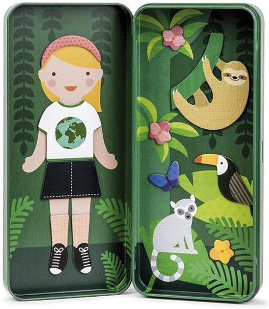 Petit Collage Magnetisch Aankleedspel In De Natuur - Multicolor