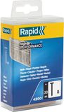 Rapid Brads No. 8, 30 mm, 18 Ga stuiknagels van staal, 4.200 stuks