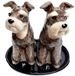 Schnauzer Hondmotief zout- en pepermolenset - 3-delige set