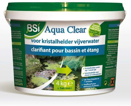 Bsi Aqua clear 4kg: snel kristalhelder vijverwater