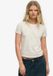 Superdry Essential Logo Gestreept T-shirt Slanke Pasvorm Femme Glacier Grey Marl Stripe