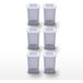 Fackelmann Lot De 6 Boîtes Hermétiques 1,1 L Avec 6 Ustensiles De Cuisine Storage