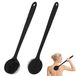 Set de 2 brosses de douche en silicone pour un nettoyage corporel en douceur