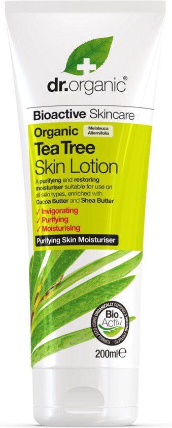 Dr. Organic Tea Tree Huidlotion 200 ml