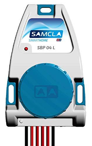 Samcla SBP 04 L programmeer, werkt op batterijen, wit en blauw