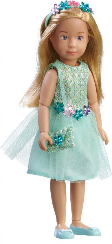 Käthe Kruse Kruselings Vera Party Time Doll Set - Vinyl - Meisje - Blauw - 2019