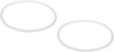 Sans marque Joints toriques pour boîtier de filtre à eau 10 pouces - remplacement en silicone (Blanc, 2 pièces) - 87 x 4 mm