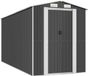 vidaXL Tuinschuur - 192x440x223 cm - Gegalvaniseerd Staal - Antracietkleurig