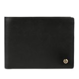 bugatti Roccia Wallet with Flap Black zwart