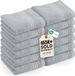 Utopia Towels - Set van 12 luxe washandjes (30 x 30 cm), 100% katoenen ringgesponnen, zeer absorberende en zacht aanvoelende washandjes voor badkamer, spa, sportschool en gezichtshanddoek (koel grijs)