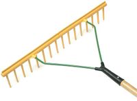 MM Eurotool Polyhark met egaliseerkant 64 cm en houten steel 160 cm