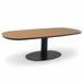 Panama Panama table de jardin 6 personnes | polywood + aluminium | Bois Naturel/anthracite | 260cm Ovale Danois