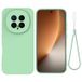 Honor Coque Honor Magic8 en silicone liquide avec dragonne - Verte