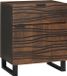 vidaXL Nachtkastje Walnotenhout 50 x 33 x 60 cm Bewerkt hout