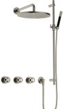 Hotbath Cobber - CW7067 - Inbouw Regendoucheset - Geborsteld Nikkel