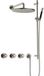 Hotbath Cobber - CW7067 - Inbouw Regendoucheset - Geborsteld Nikkel