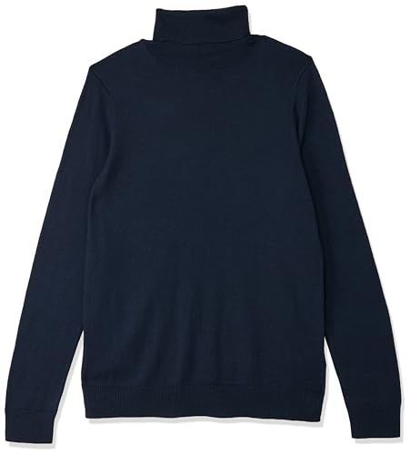 Amazon Essentials Women's Lightweight Turtleneck Long Sleeve Classic Fit (Available in Plus Sizes), Navy, XL