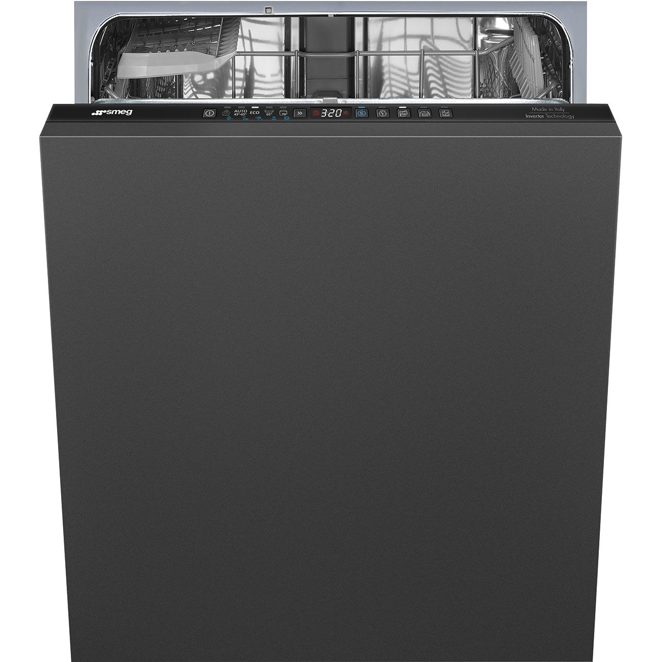 Smeg ST273CL Volledig integreerbare vaatwasser | 13 couverts | Zwart