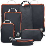Grote TRIPPED Travel Gear 7-delige set grote reisverpakkingskubussen