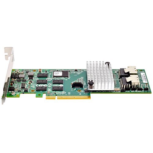 SilverStone Technology SilverStone SST-ECS01 - PCI-E uitbreidingskaart Gen 2.0 x8, 8x SAS/SATA (6 Gb/s) poorten, ondersteunt RAID 0,1,5,6,10,50,60, laag profiel