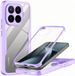 Techsuit Hoesje geschikt voor Xiaomi 17T Pro - ColorVerse 360 Case met Screenprotector - Paars