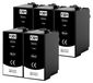 Epson 5 cartouches d'encre noires, type T1301, compatible avec Epson 13XL