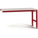 Manuflex LU6106.3003 ESD ESD-werktafel tafel d'établi universelle, plateau en plastique, LxlxH = 1750 x 1200 x 766-876 mm Rouge rubis