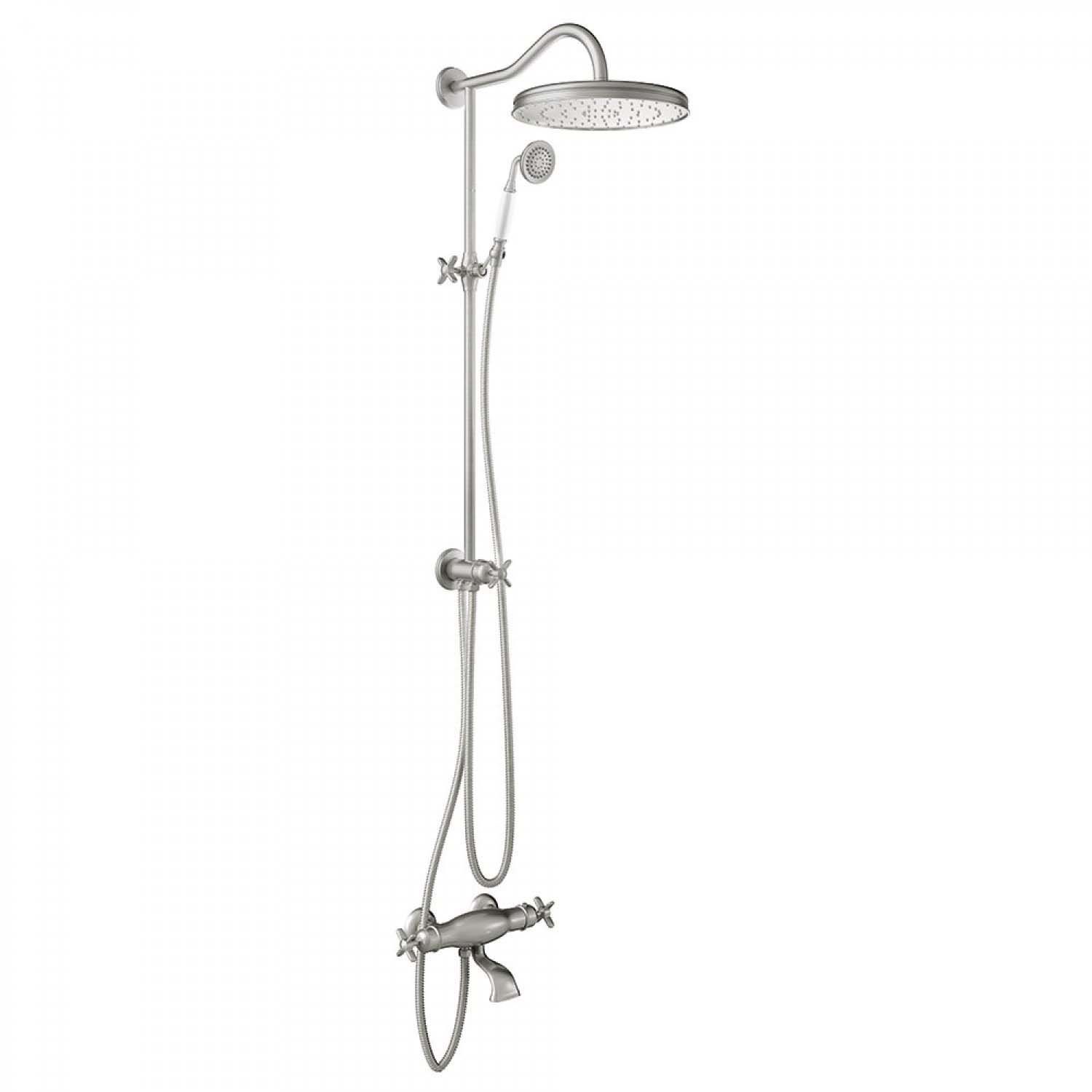 Tres Clasíc Thermostatische Badkraan - RVS Doucheset & Handdouche