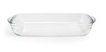 Excelsa Natural Baking bakplaat, rechthoekig, glas, transparant