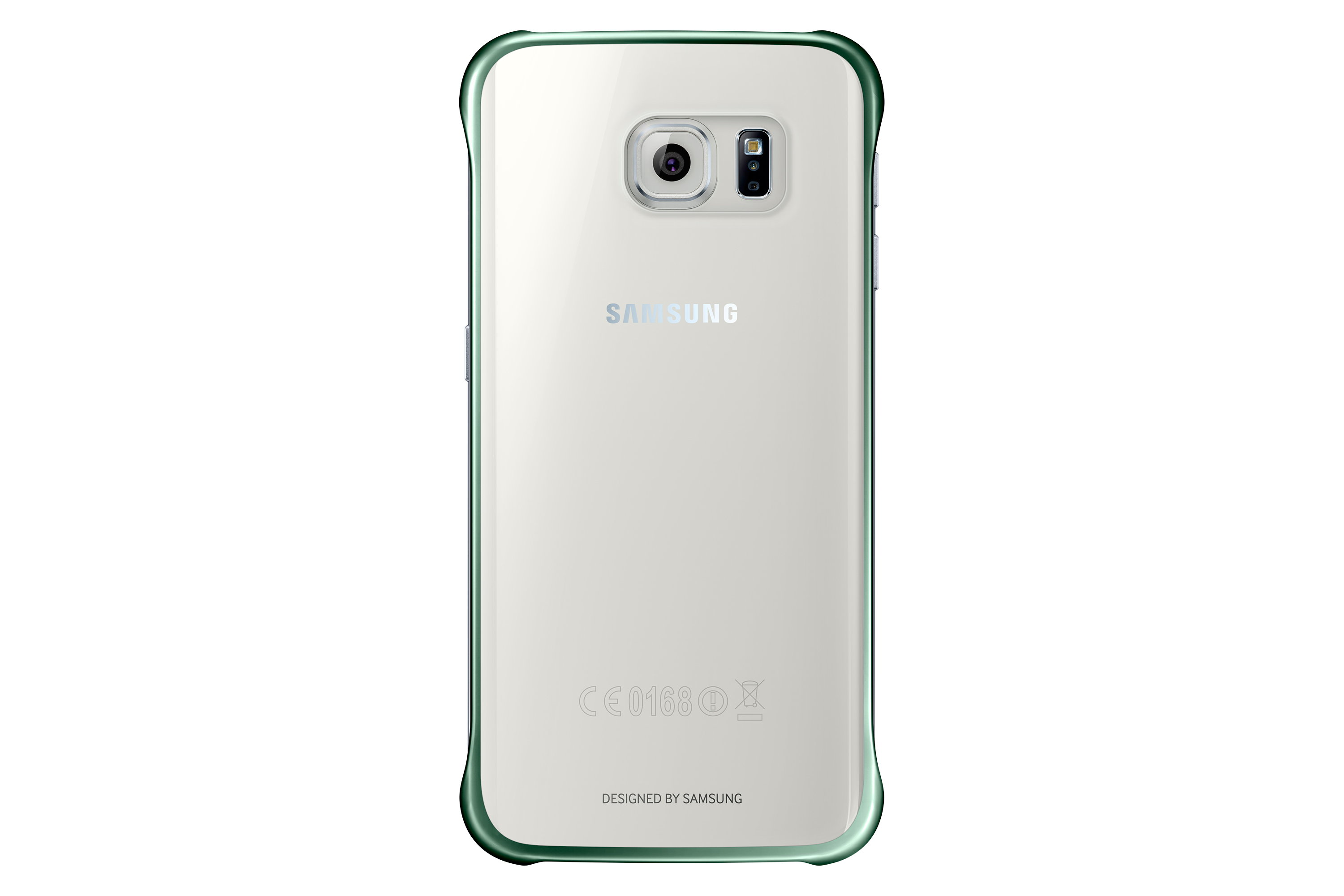 Samsung EF-QG925B groen, transparant / Galaxy S6 edge