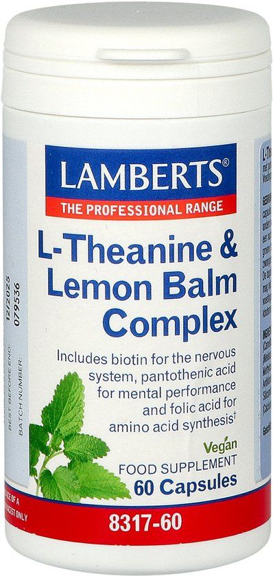 Lamberts L-Theanine & Citroenmelisse Complex Capsules