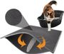 Jumada's Kattenbakmat 45x60cm: Waterdicht, Dubbele Laag, Met Filter - Zwart