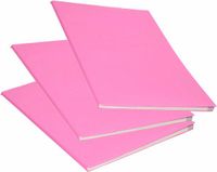 Bellatio Decorations Kraft Kaftpapier 3x Rollen - Roze - 200 x 70 cm