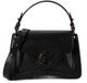 Coccinelle Leren schoudertas handtas C-Me Calf & Marb Handbag Noir zwart