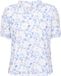 Usha Blouse blue offwhite