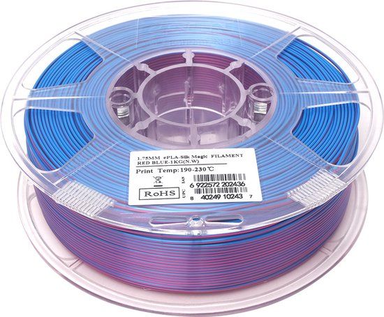 eSun ePLA-Silk Magic - 1.75mm - Rood Blauw - 1kg/roll