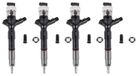 Toyota Injecteurs de carburant, jeu de 4 - Injecteurs diesel pour Toyota Hilux, Hiace, Land Cruiser Prado - Moteur 1KD-FTV - Numéro OE 23670-09330 2367009330