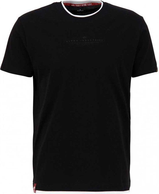 Alpha Industries Double Layer T-shirt - Black - Men's