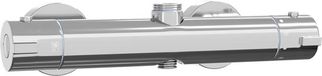 vidaXL Thermostatische douchemixer RVS 201 27 x 8 x 6 cm zilver