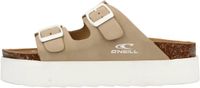 O'Neill Sandy Platform Slider Dames Sandalen Beige / Brown