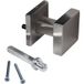 Häfele Poignée de porte LDK 213 Acier inoxydable Carré Droit 53x53 mm
